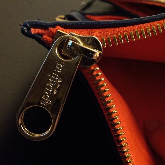 Spartina 449 Leather and Canvas Fabric  Clutch/Wristlet Cottagecore - Picture 6 of 8